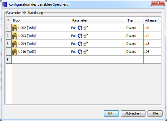 RolloUdf-ParameterVM